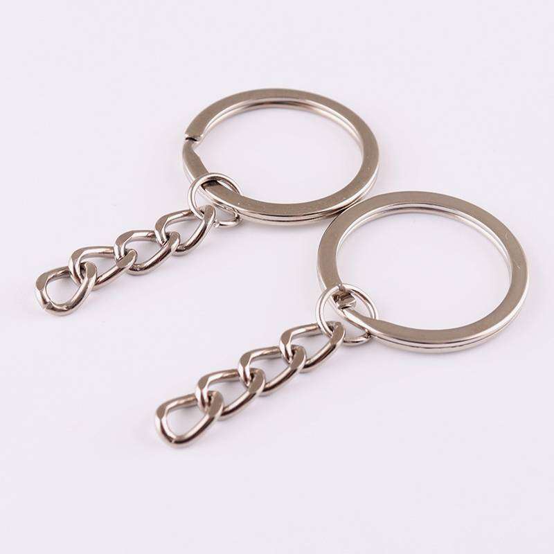 keychain ring silver (pack of 100) keychain ring silver (pack of 100)
