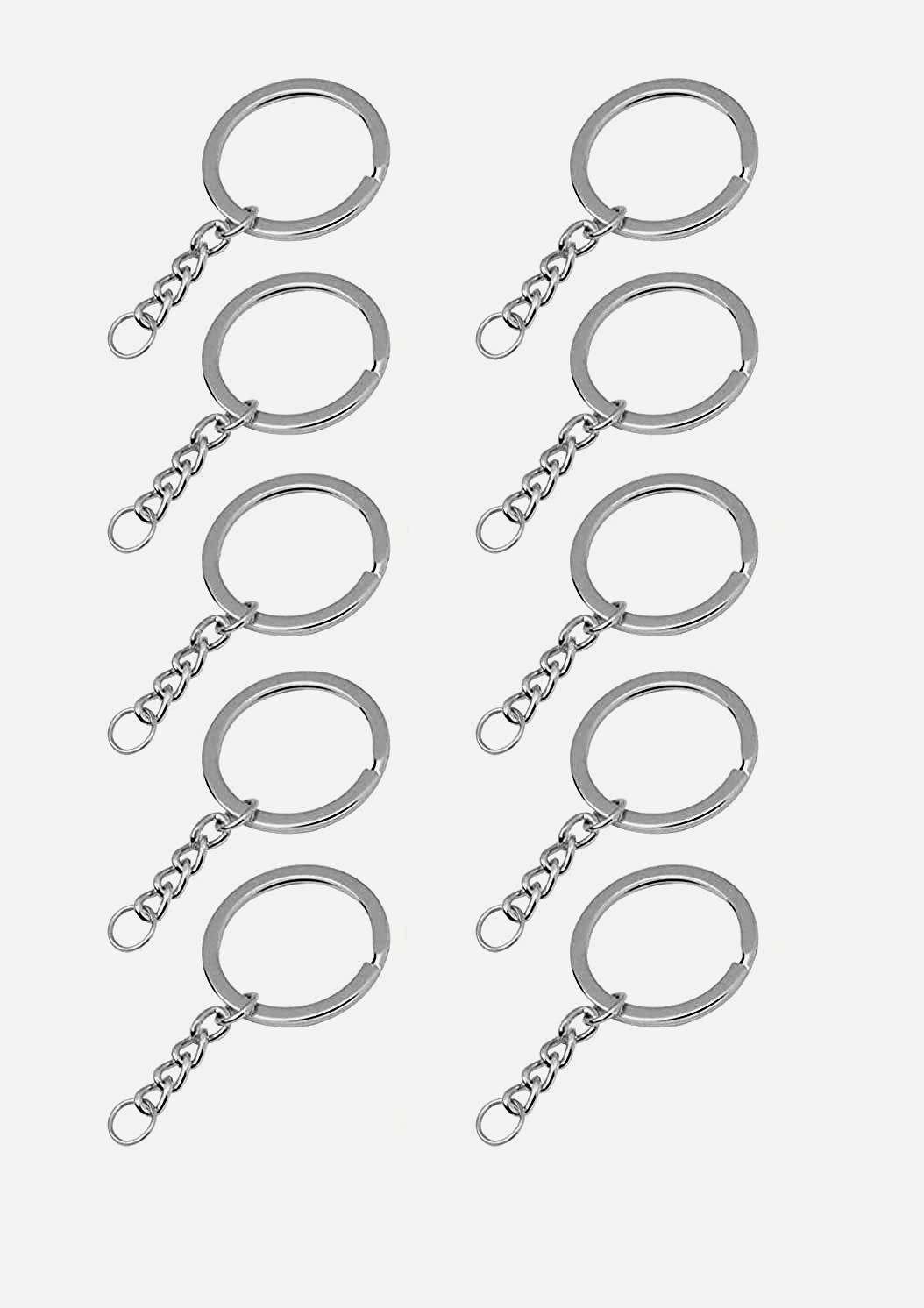 keychain ring silver (pack of 100) keychain ring silver (pack of 100)